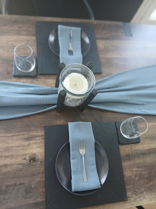 Merisier    Serviette de table en double gaze