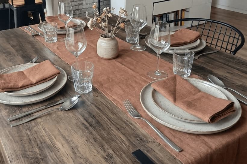 Serviette de table Foliole