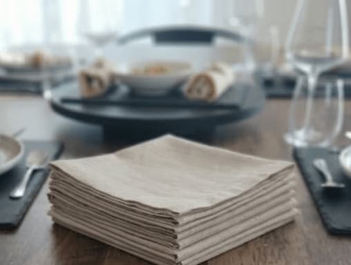 Serviette de table Foliole